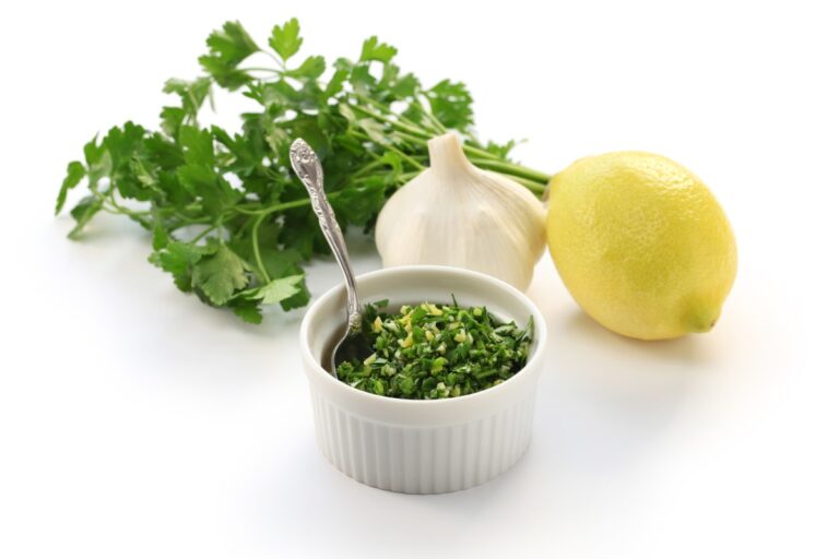 gremolata recette ail citron