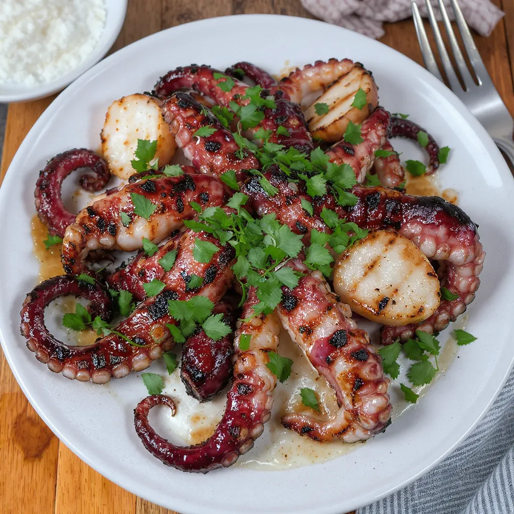 Poulpe Grillé