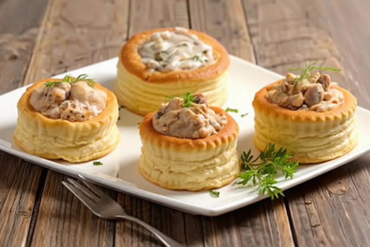 4 délicieux vol au vent facon recette grand mere poulet persil