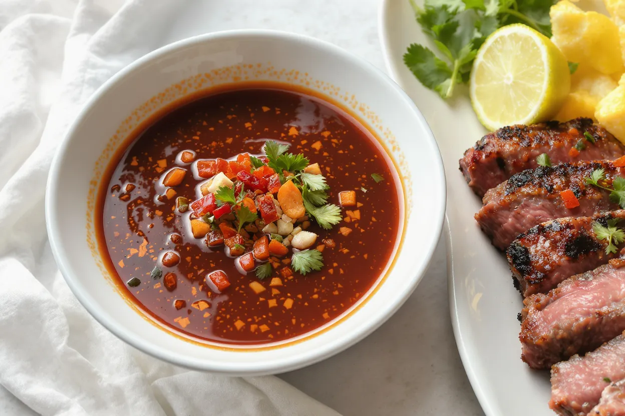 Sauce nam chim nom pour accompagner le tigre qui pleure